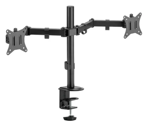 "Soporte MONITOR de Escritorio DOBLE Fijo - Articulado Mecánico 17"" a 32"""