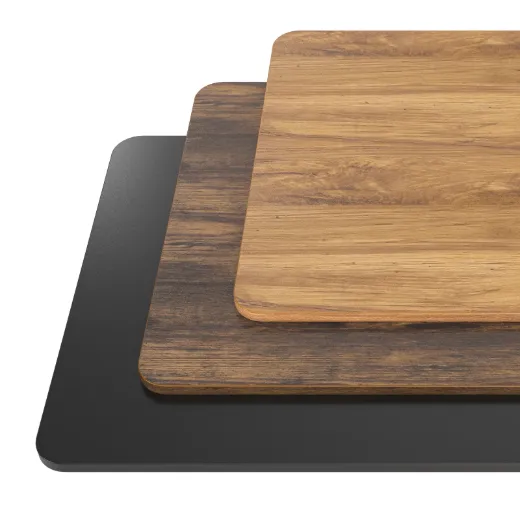 Tablero p/ Escritorio Motorizado Color Fibra de Carbono Negro (1200mm x 600mm)