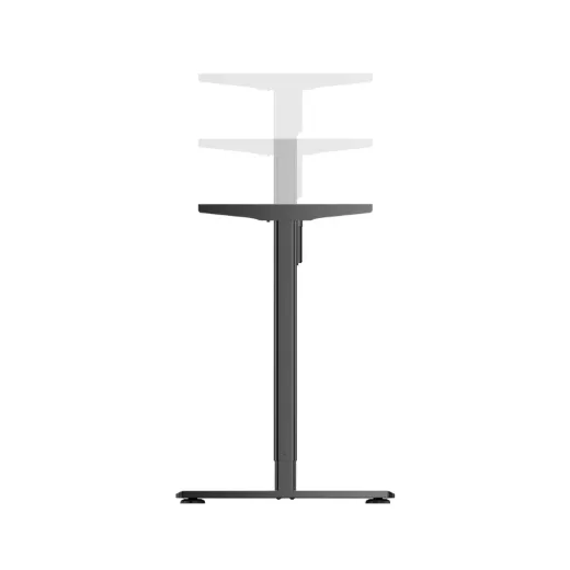 Escritorio Motorizado S16 (Patas Negras, Tablero Rustic Brown) 1200x600 mm