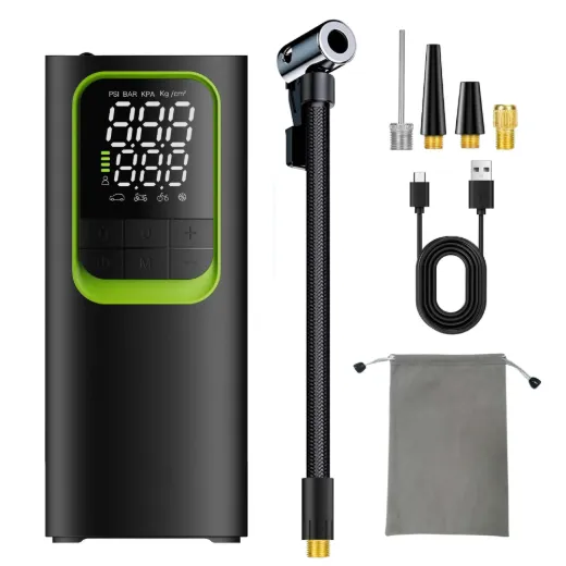 Inflador Portatil AIRMAX +Linterna + Powerbank 8000mAh, 150psi