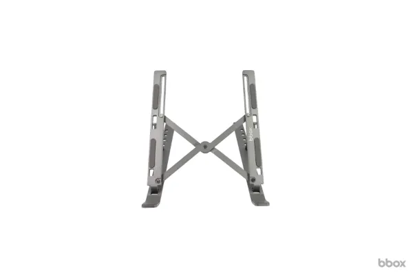 Soporte NOTEBOOK de Escritorio x12 Plegable de Aluminio - Gris Noche