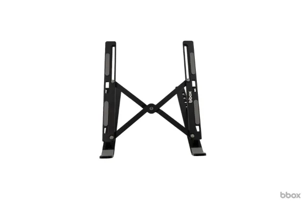 Soporte NOTEBOOK de Escritorio X12 Plegable de Aluminio - Negro