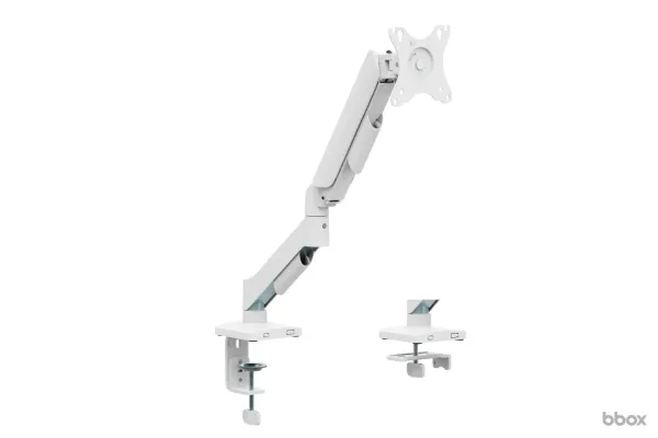 Soporte MONITOR de Escritorio Articulado 17" a 32" Blanco