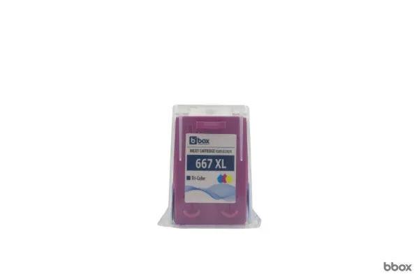 Cart. de Tinta p/ HP 667 XL - (3YM80AL) - (21ml) - Tricolor