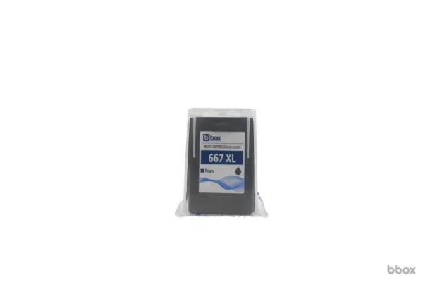 Cart. de Tinta p/ HP 667 XL - (3YM81AL) - (22ml) - Negro