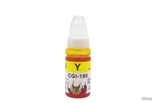 Cart. de Tinta Tanque p/ CANON PIXMA G2100 - GI-190Y - BBOX - (70ml) - Yellow