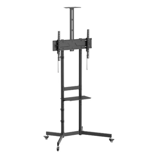 Carro para TV de 37"" a 70"" con Porta Camara y Estante