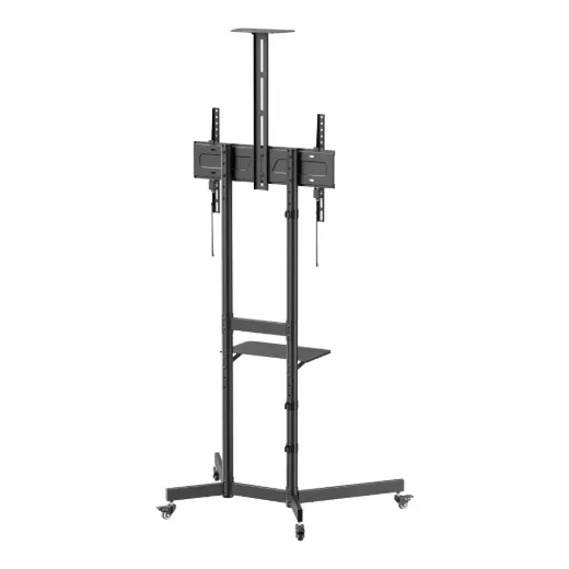 Carro para TV de 37"" a 70"" con Porta Camara y Estante