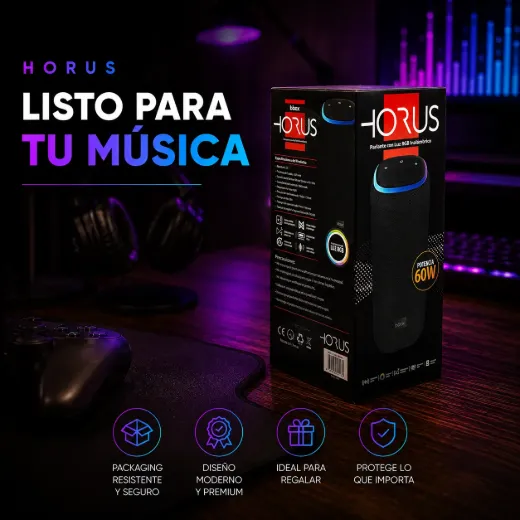 Parlante Bluetooth HORUS