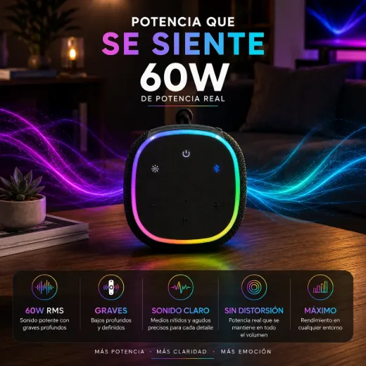 Parlante Bluetooth HORUS
