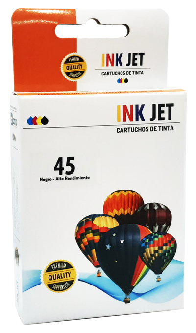 Cartucho Alternativo De Tinta Sink Para 51645 - (#45) - (42 Ml) - Negro