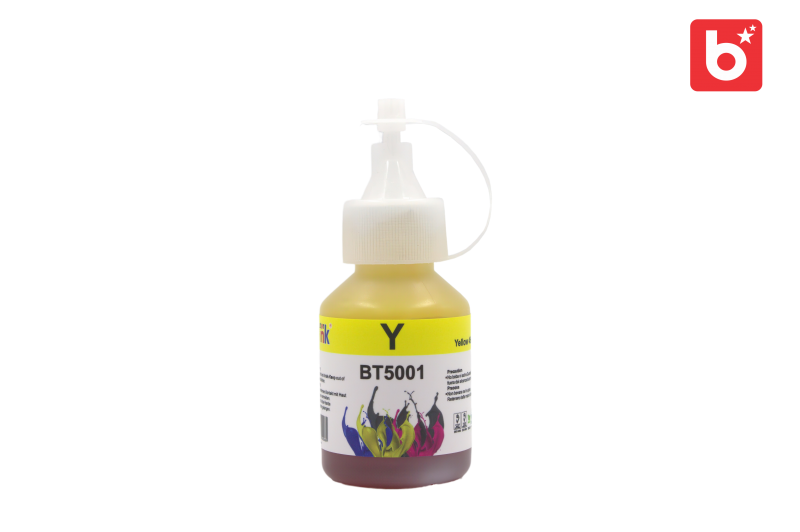 Cart. De Tinta Tanque P/ Brother Dcp-T300, T310, T500W, T510W, Dcp-T700 - Star - (45 Ml) - Yellow