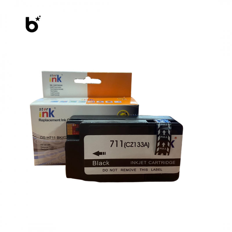 Cartucho Alternativo De Tinta Bbox P/ 711c - (cz133a) - (80 Ml) - Negro