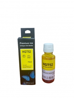 Tanque De Tinta Compatible Bbox P/ Hp Gt52y - 70ml - M0h56al - (caja Blanca) - Yellow 